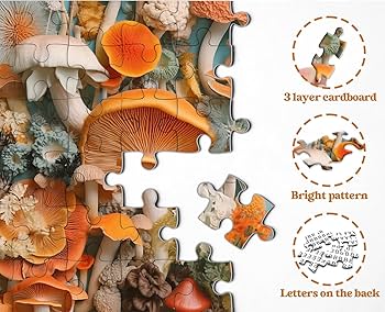 mushroom　1001 Enchanted Forest Glitter Mushroom Decor Assorted 2 Designs